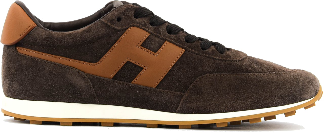 HOGAN Athletic Sneaker Brown Suede Bruin
