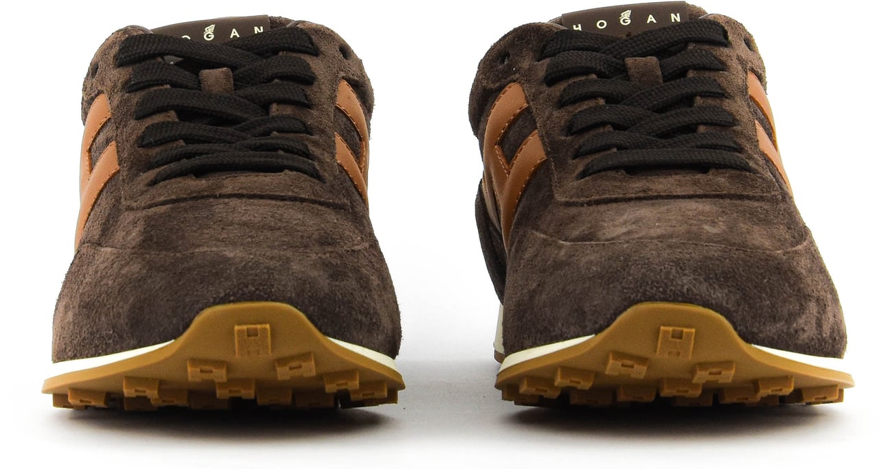 HOGAN Athletic Sneaker Brown Suede Bruin
