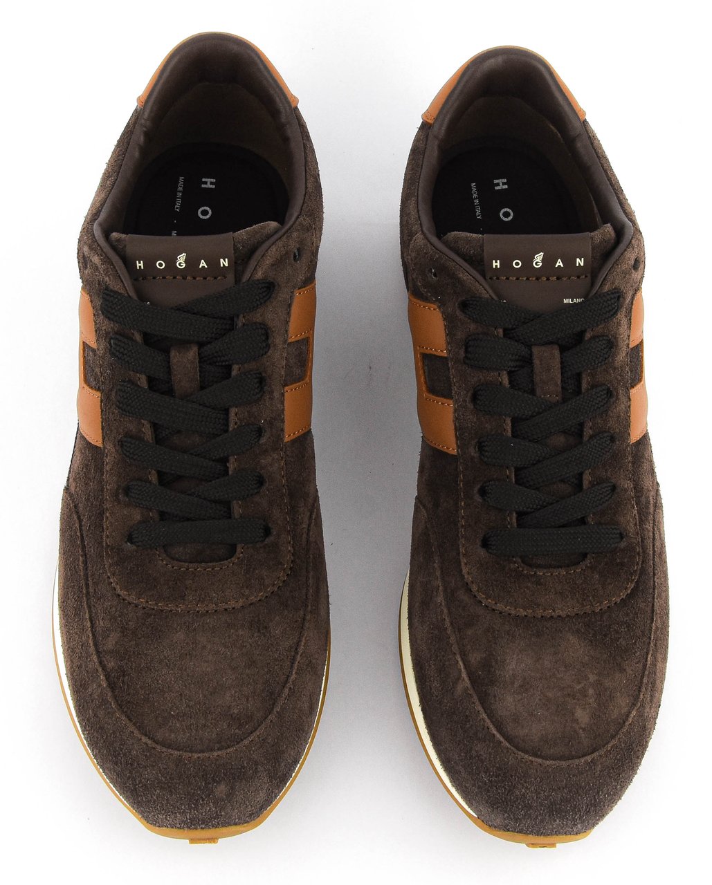HOGAN Athletic Sneaker Brown Suede Bruin