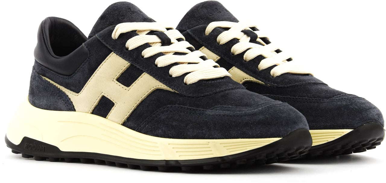 HOGAN Hyperlight Blue Suede Blauw
