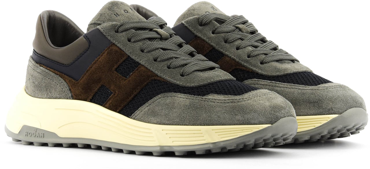 HOGAN Hyperlight Grey Suede Grijs