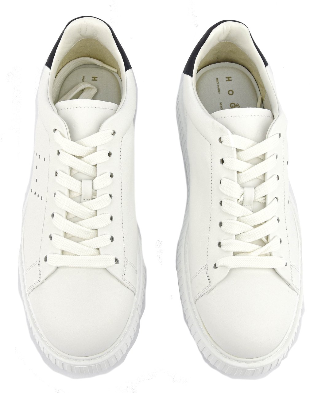 HOGAN H-stripes White Leather Wit