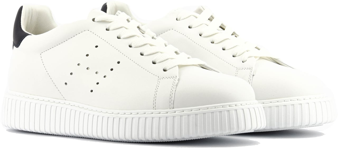 HOGAN H-stripes White Leather Wit