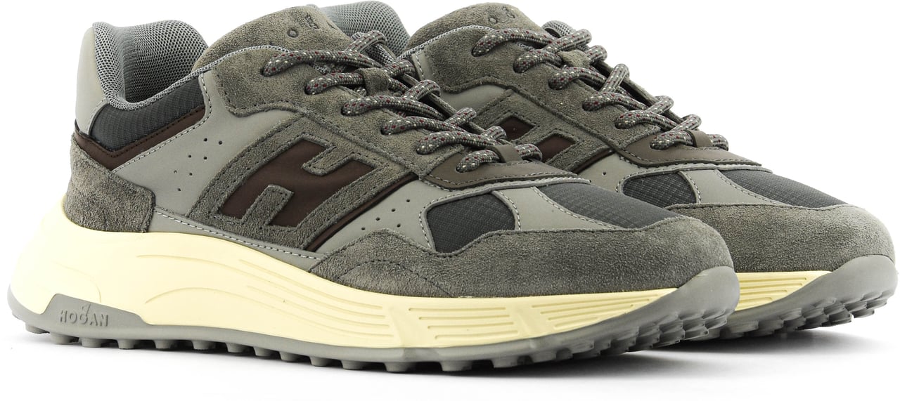 HOGAN Hyperlight Grey Suede Grijs