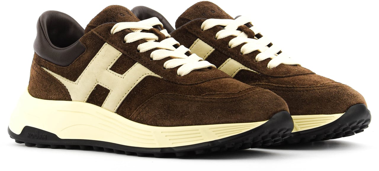 HOGAN Hyperlight Brown Suede Bruin
