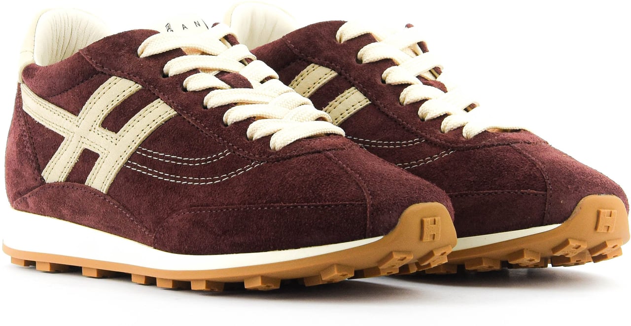 HOGAN Athletic Sneaker Burgundy Rood