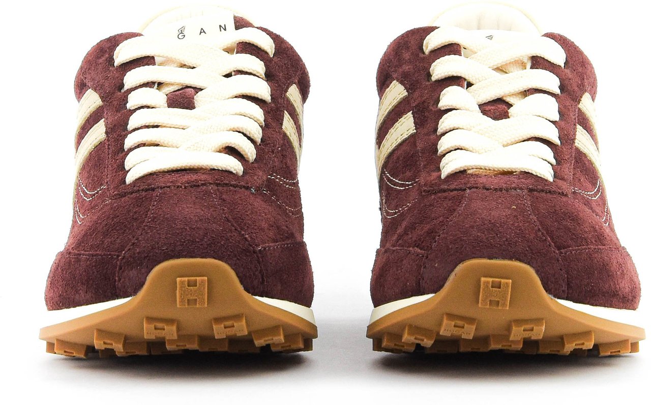 HOGAN Athletic Sneaker Burgundy Rood