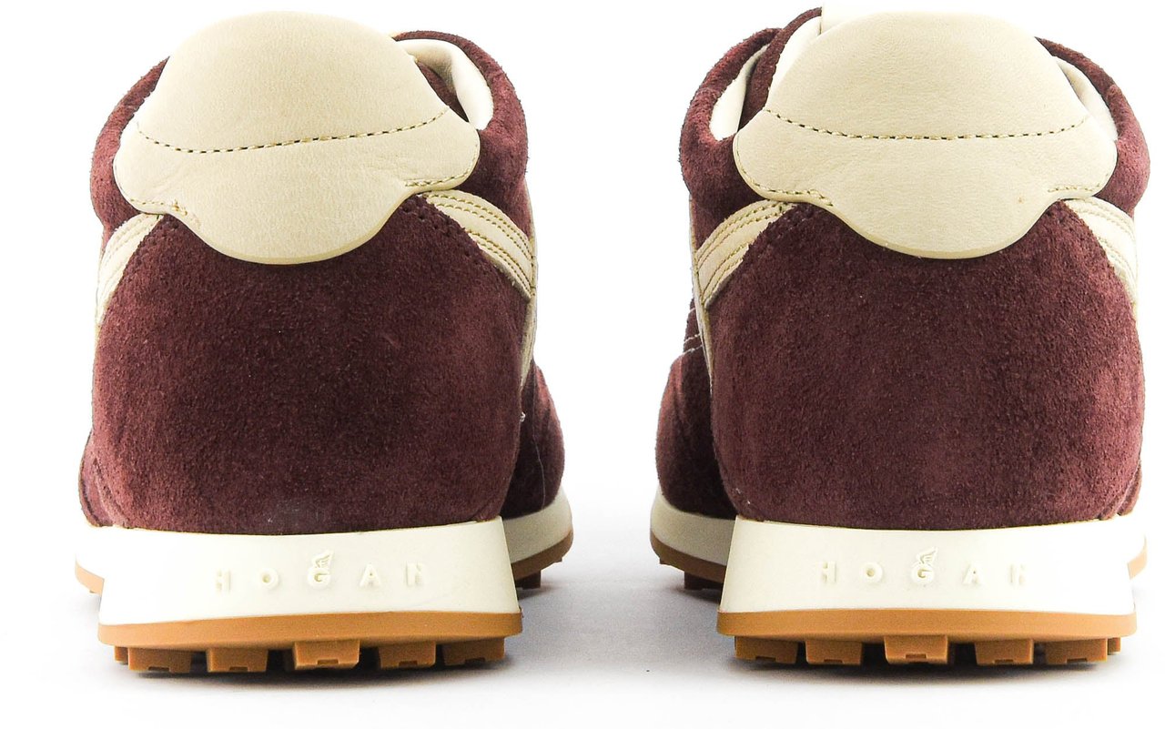 HOGAN Athletic Sneaker Burgundy Rood
