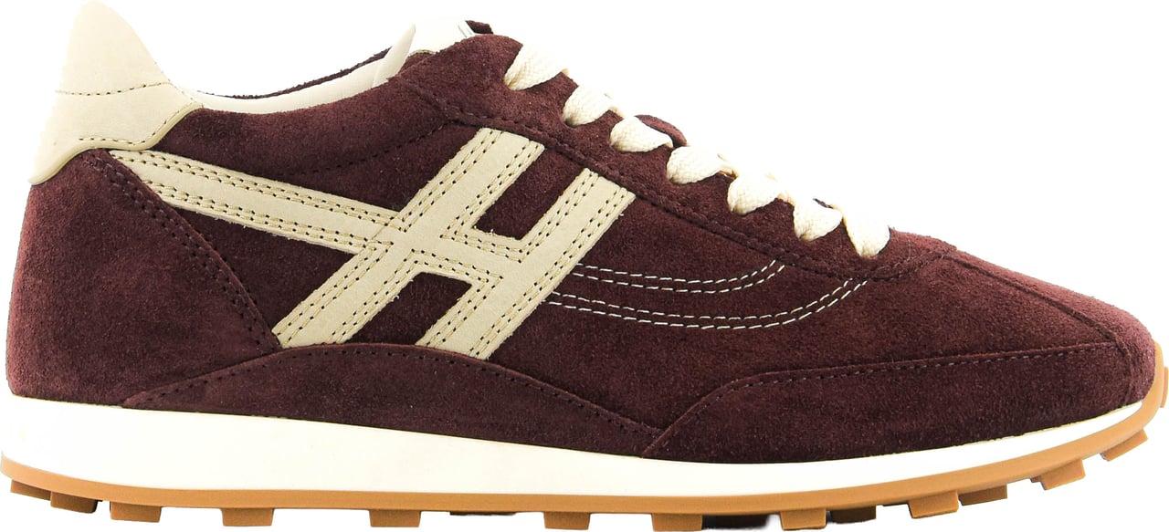 HOGAN Athletic Sneaker Burgundy Rood