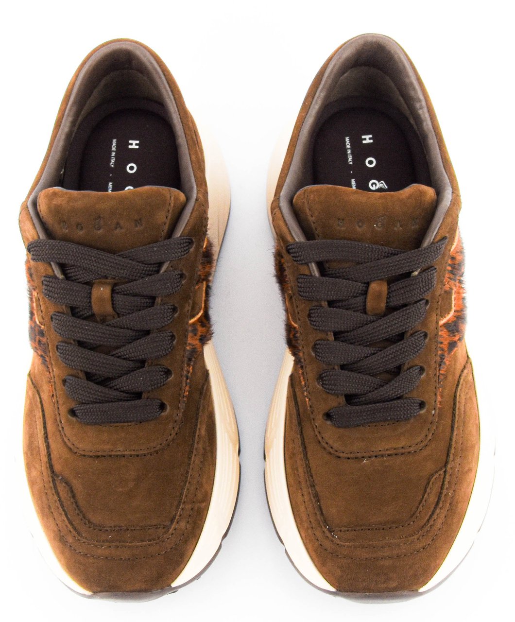 HOGAN Hi-fi Brown Leopard Bruin