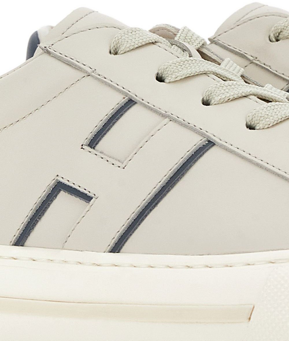HOGAN Low-Top Sneakers With Silk And Nylon Upper Wit