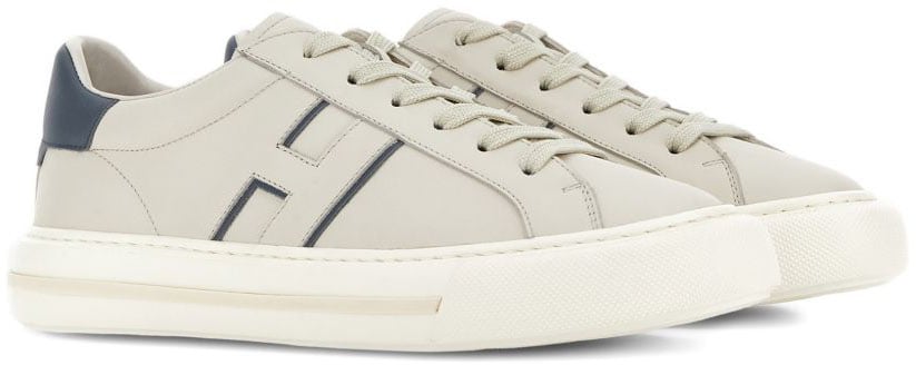 HOGAN Low-Top Sneakers With Silk And Nylon Upper Wit
