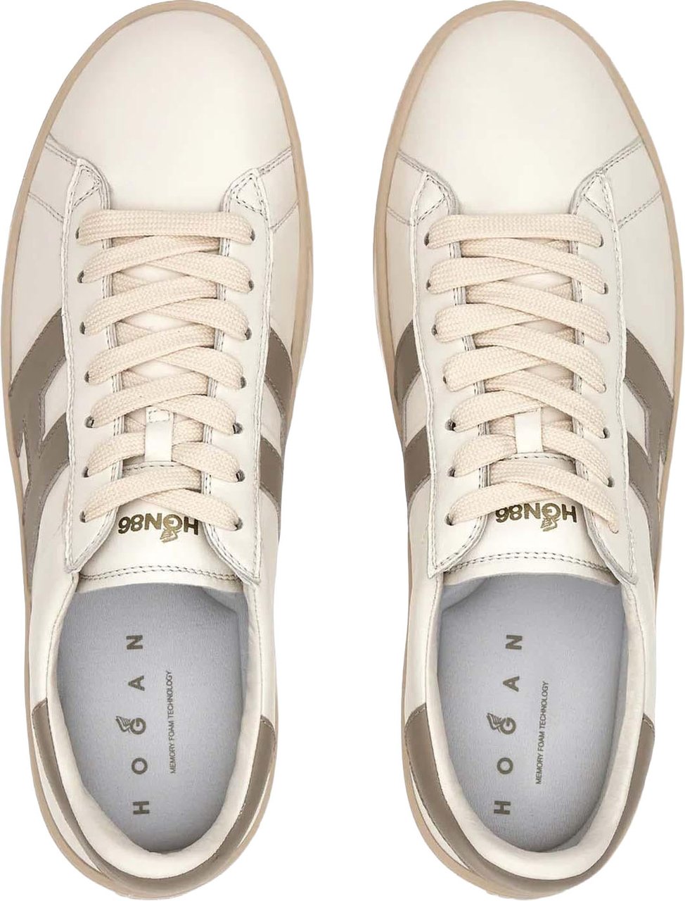 Hogan Heren Cool Allacciato H Profil sneakers Wit