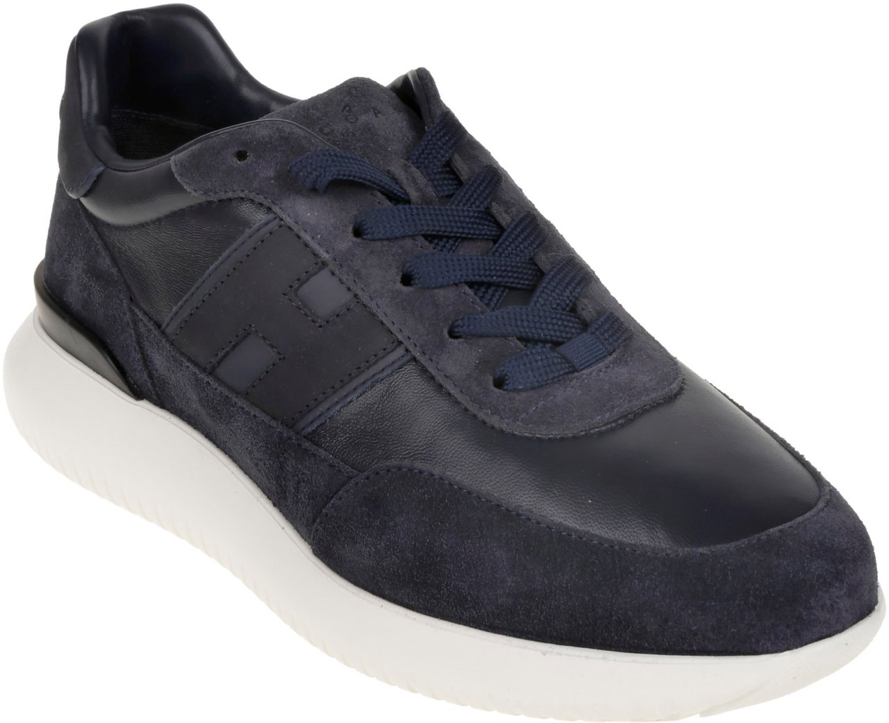 HOGAN Flat Shoes Y Blu Navy