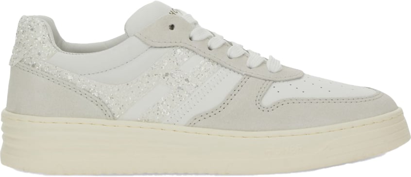 HOGAN LEATHER SNEAKER Grijs