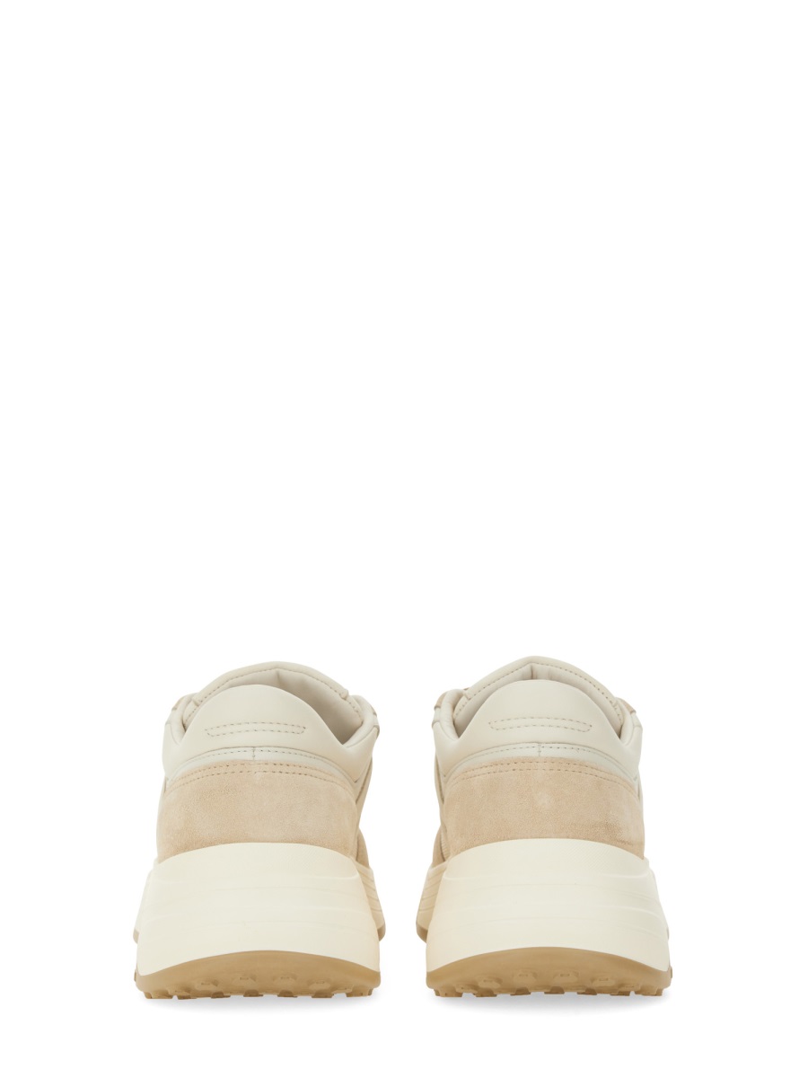 HOGAN LEATHER SNEAKER Beige