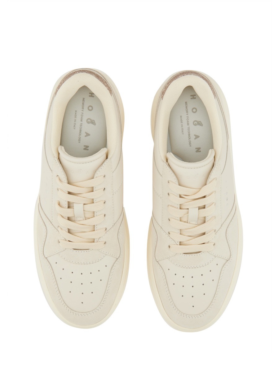 HOGAN LEATHER SNEAKER Wit
