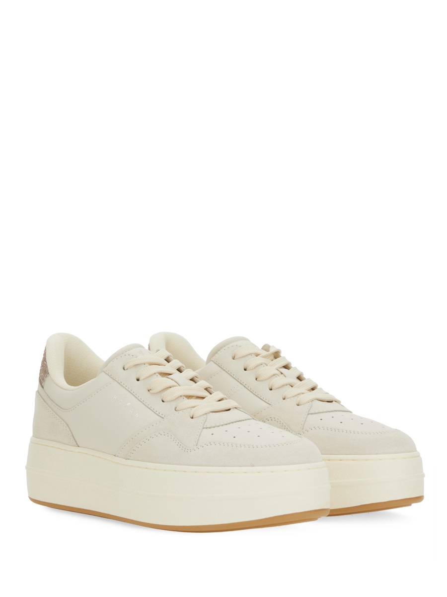 HOGAN LEATHER SNEAKER Wit