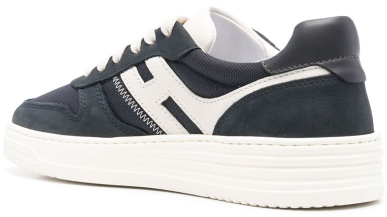 HOGAN SNEAKER "H630" IN PELLE Blauw