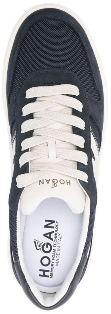 HOGAN SNEAKER "H630" IN PELLE Blauw