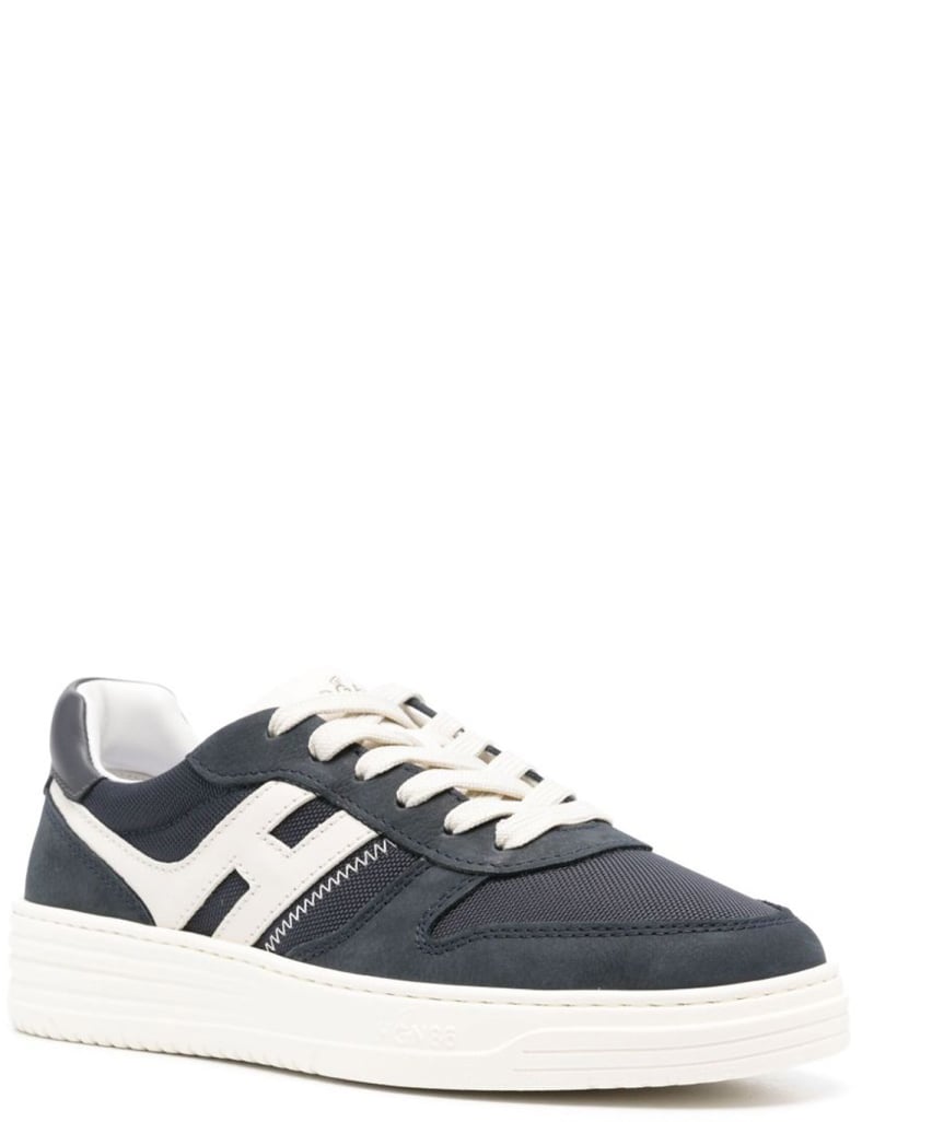 HOGAN SNEAKER "H630" IN PELLE Blauw