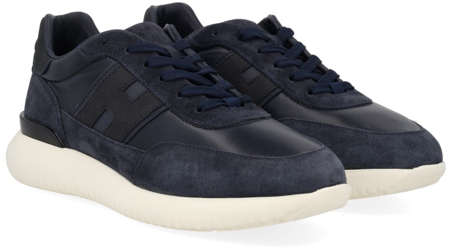 HOGAN SUEDE SNEAKER Blauw