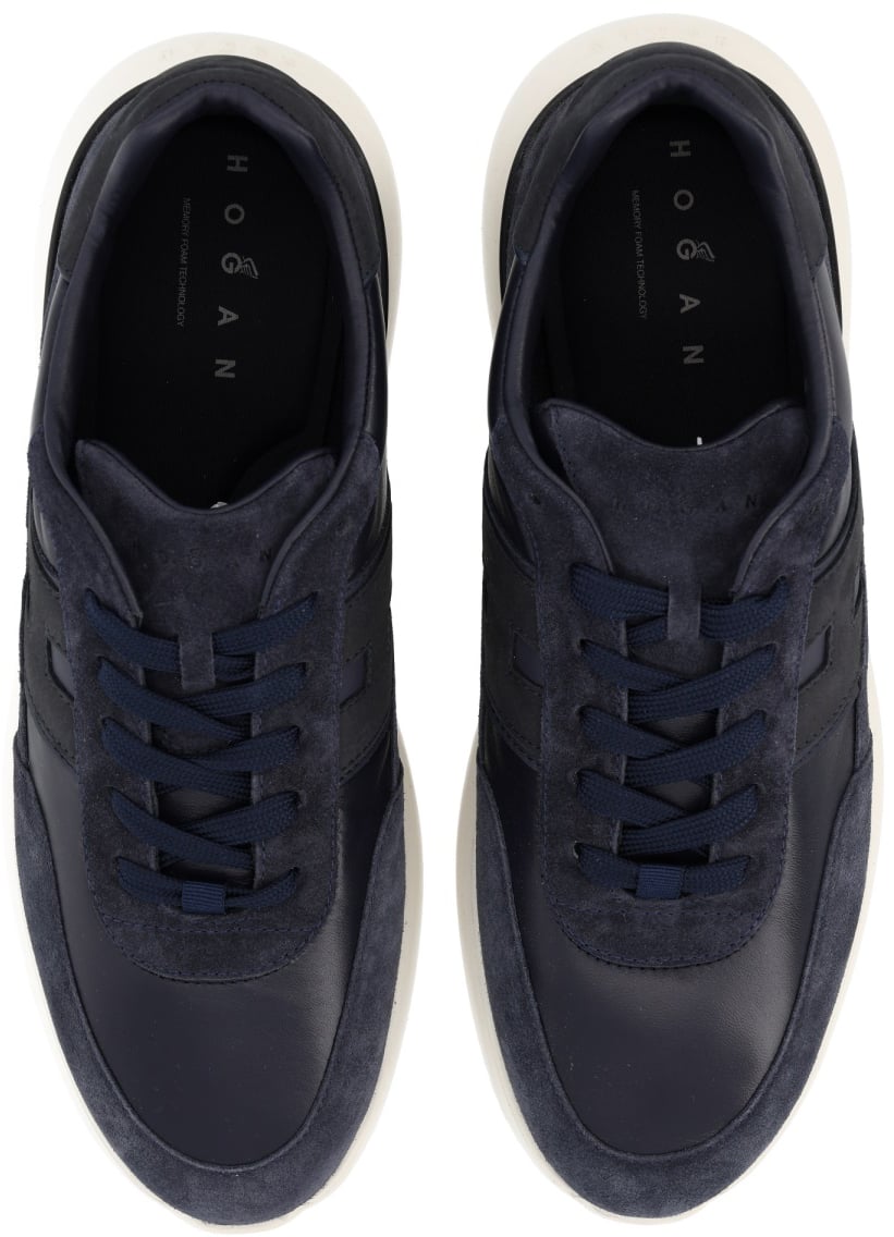 HOGAN SUEDE SNEAKER Blauw