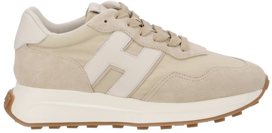 HOGAN "H641" SNEAKER WITH LOGO Beige