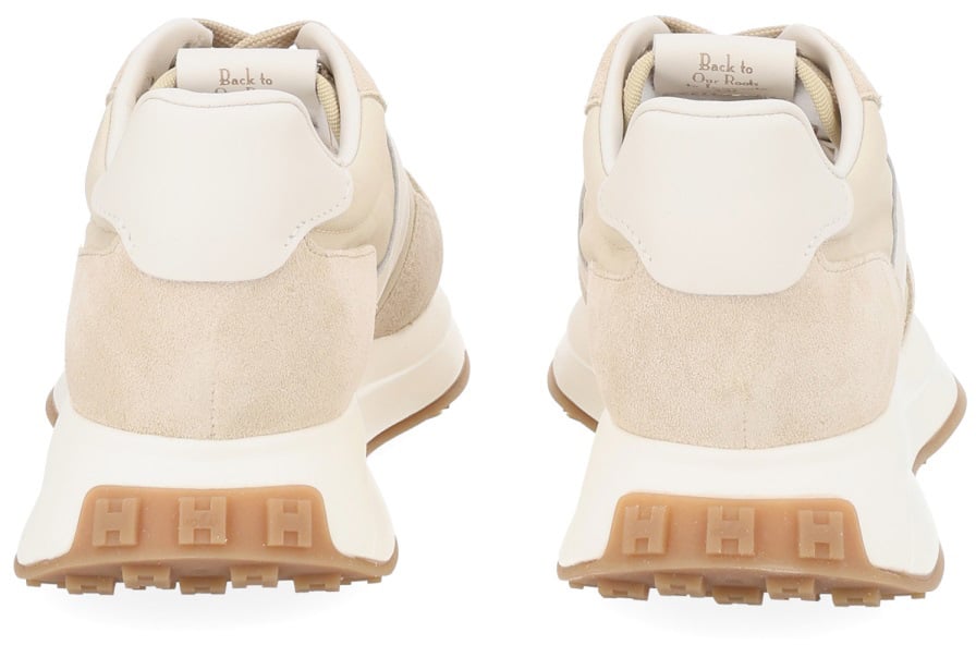 HOGAN "H641" SNEAKER WITH LOGO Beige
