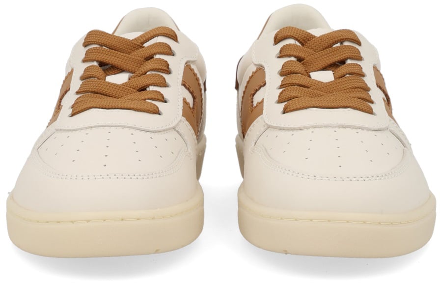 HOGAN LEATHER SNEAKER Beige