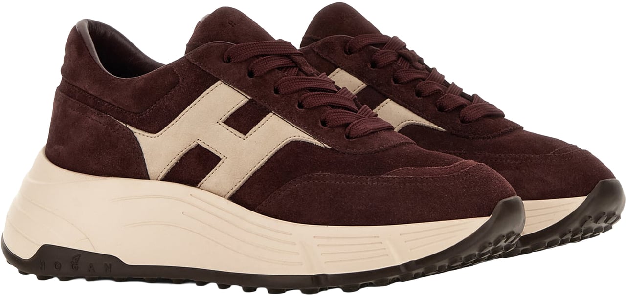 HOGAN Sneakers R801+C023 Bruin