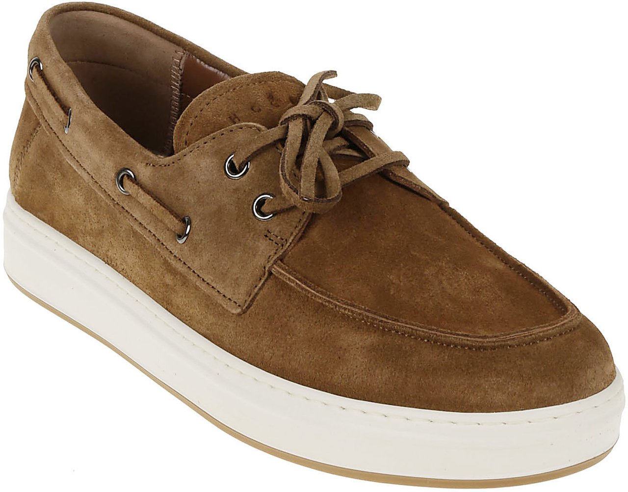 HOGAN Flat Shoes Q Tabacco Beige