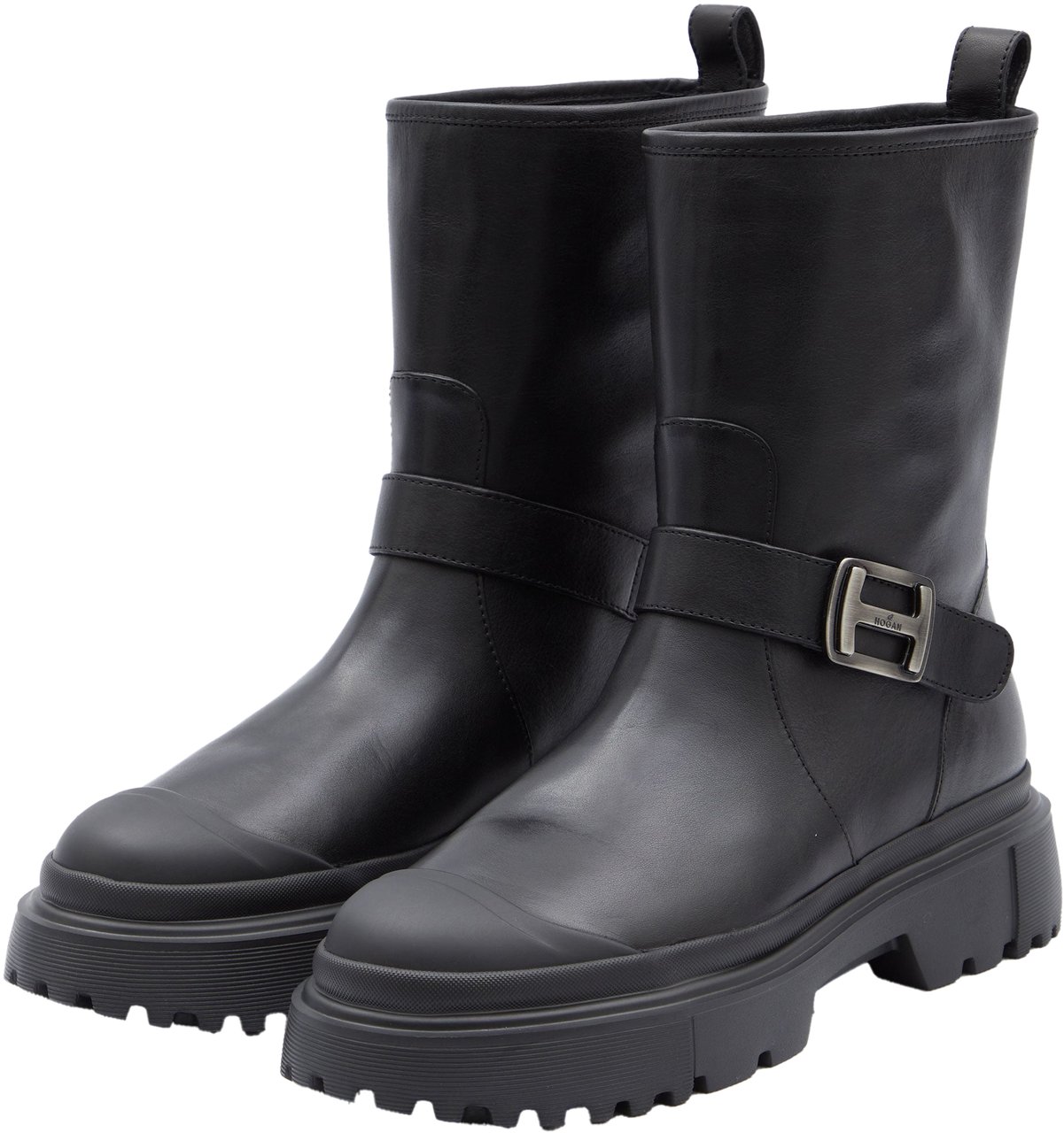 HOGAN H619 biker boots Zwart