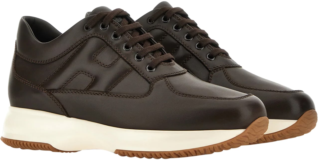 HOGAN Flat Shoes Palissandro Bruin