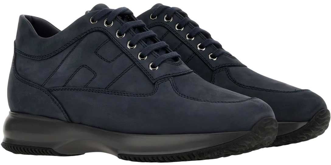 HOGAN Flat Shoes Blue Blauw