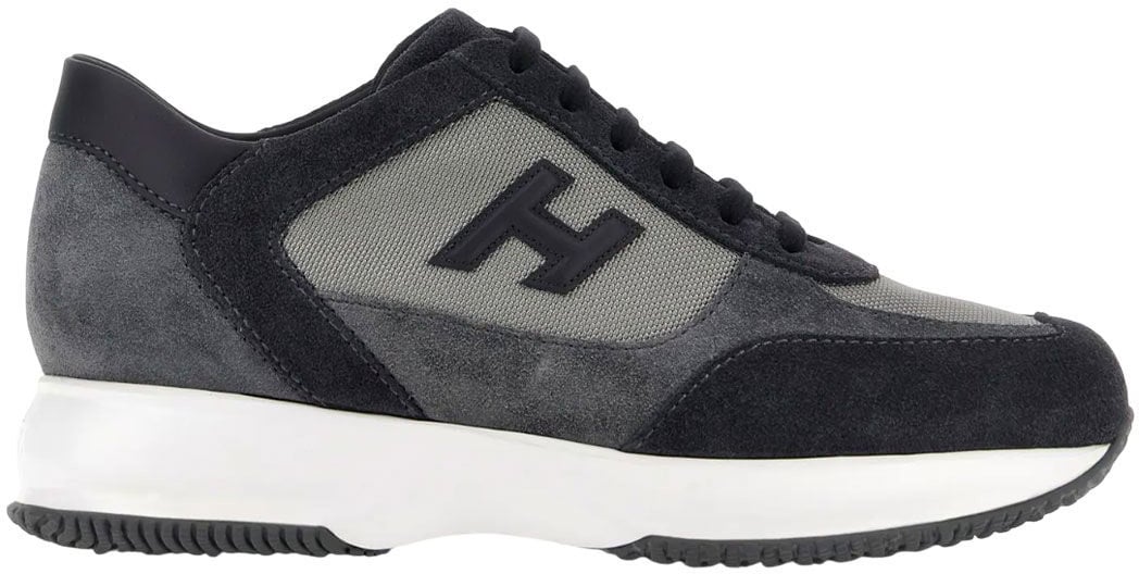 HOGAN Flat Shoes Blu Grigio Blauw