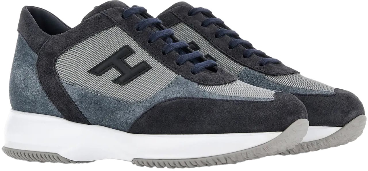 HOGAN Flat Shoes Blue Blauw