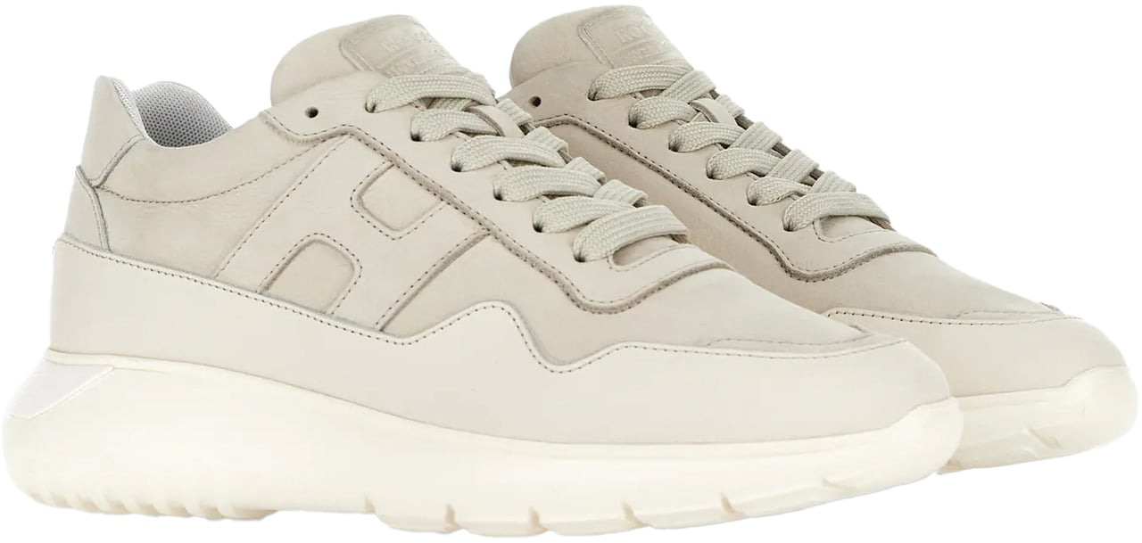 HOGAN Flat Shoes Ivory Wit