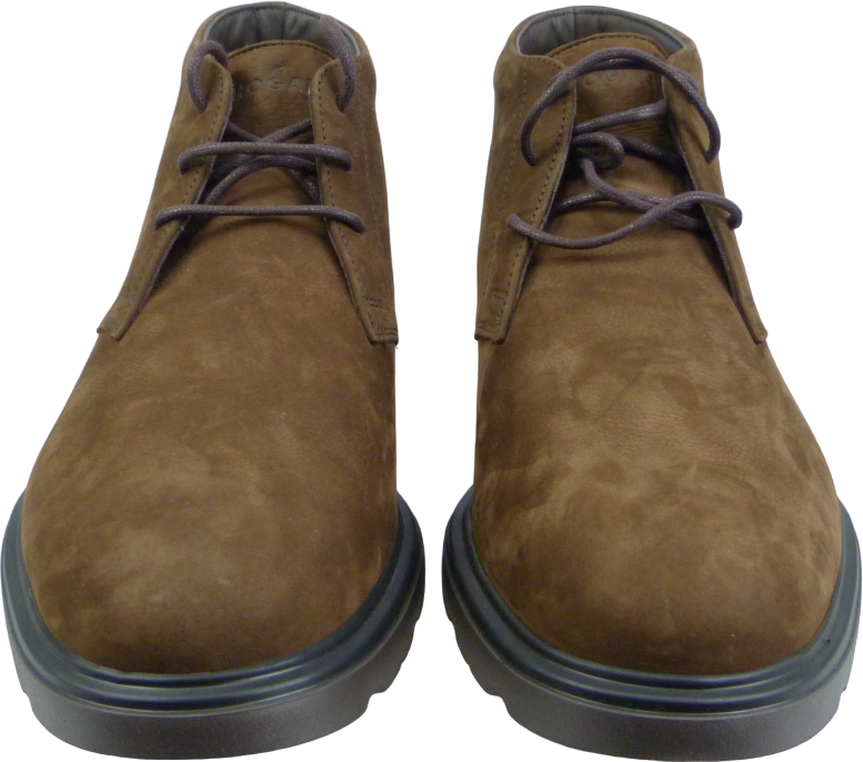 HOGAN Polacchino Nabuk Marrone H393 Bruin