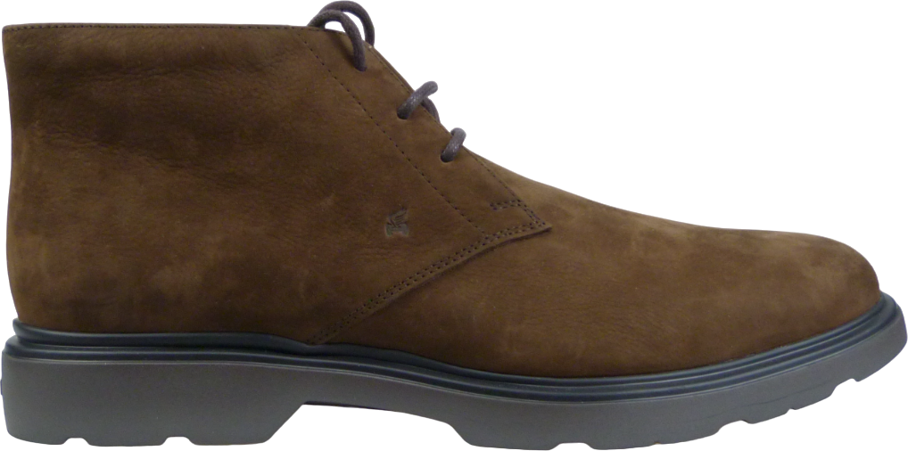 HOGAN Polacchino Nabuk Marrone H393 Bruin