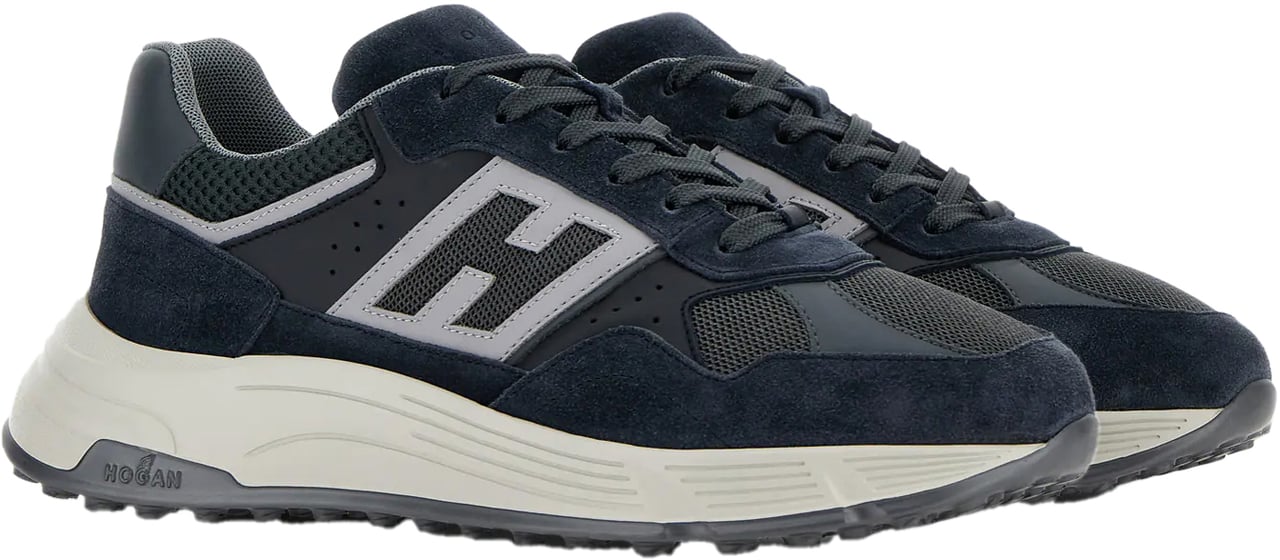 HOGAN Flat Shoes Blue Blauw