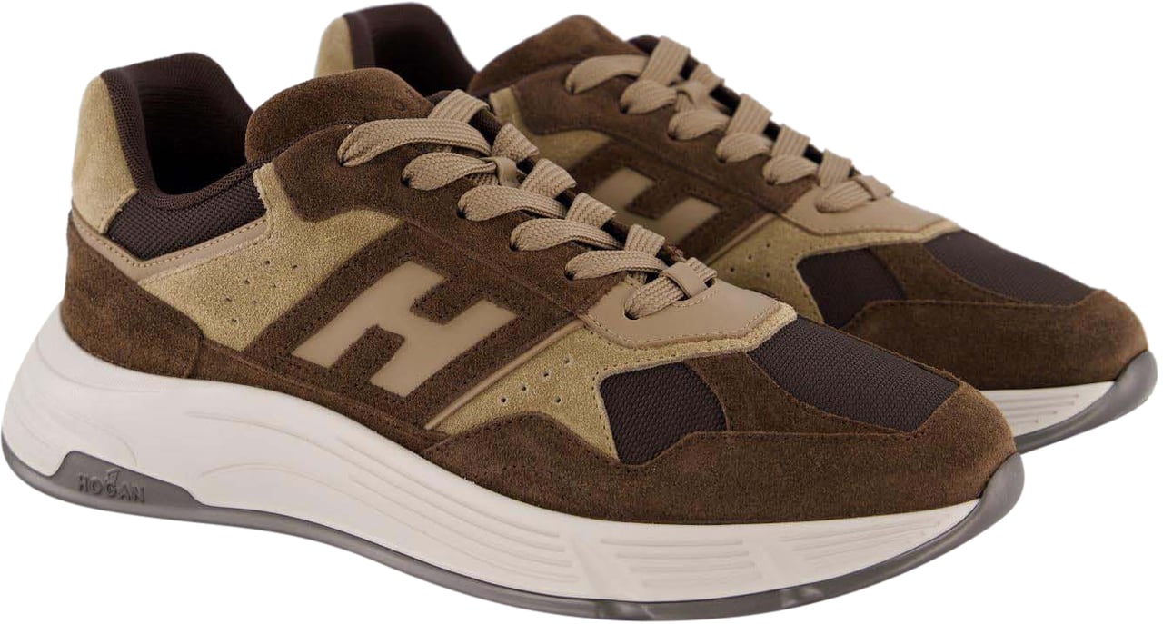 HOGAN Heren Hyperlight Sneaker Bruin Bruin
