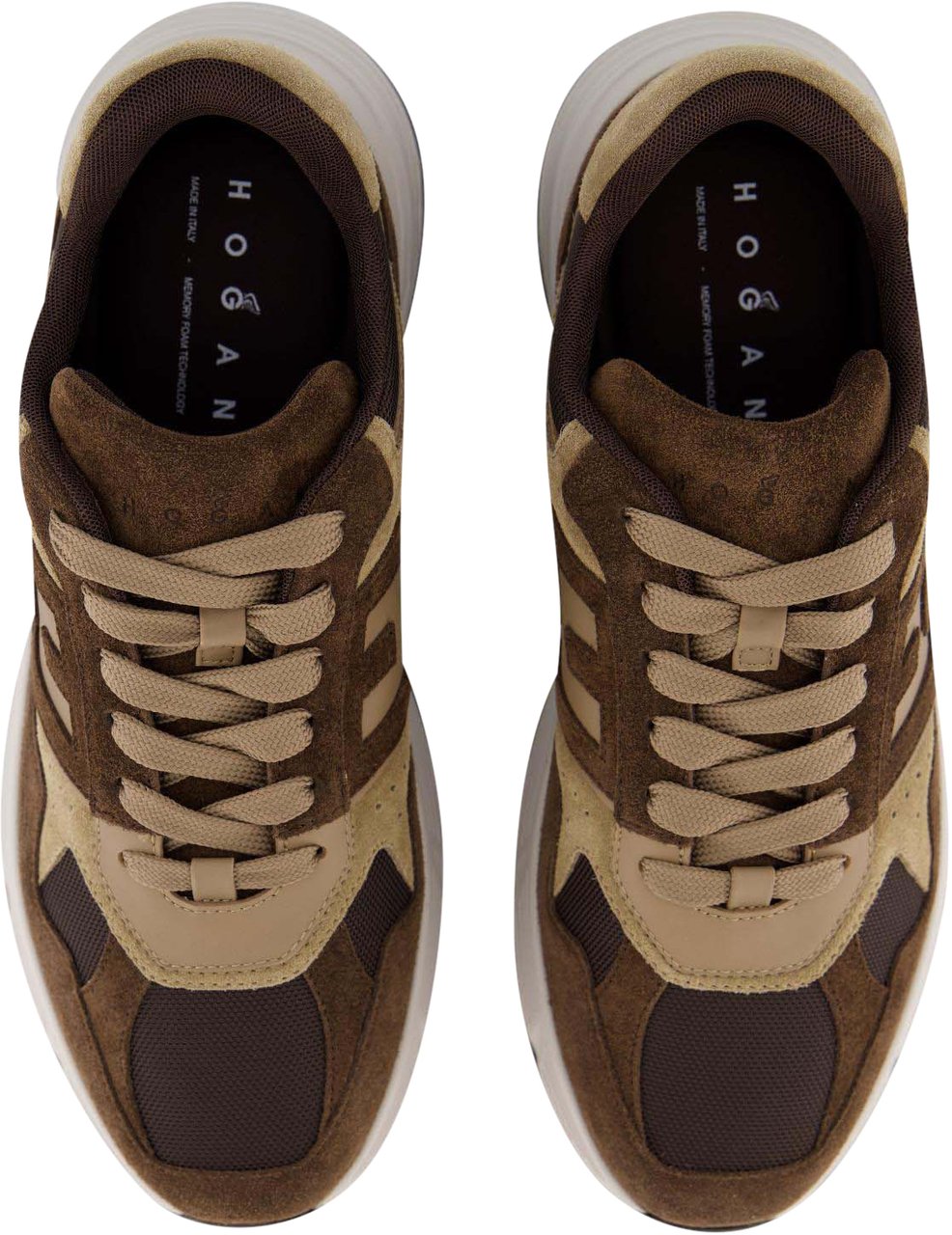 HOGAN Heren Hyperlight Sneaker Bruin Bruin