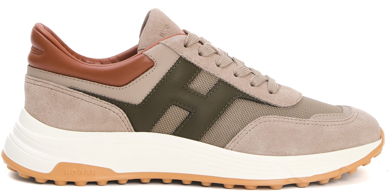 HOGAN Hyperlight Cam Fango Tessuto H Verde Beige