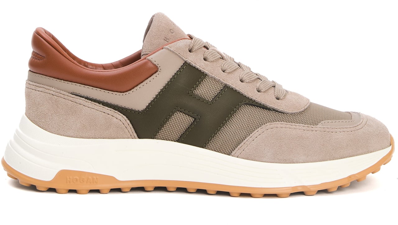 HOGAN Hyperlight Cam Fango Tessuto H Verde Beige