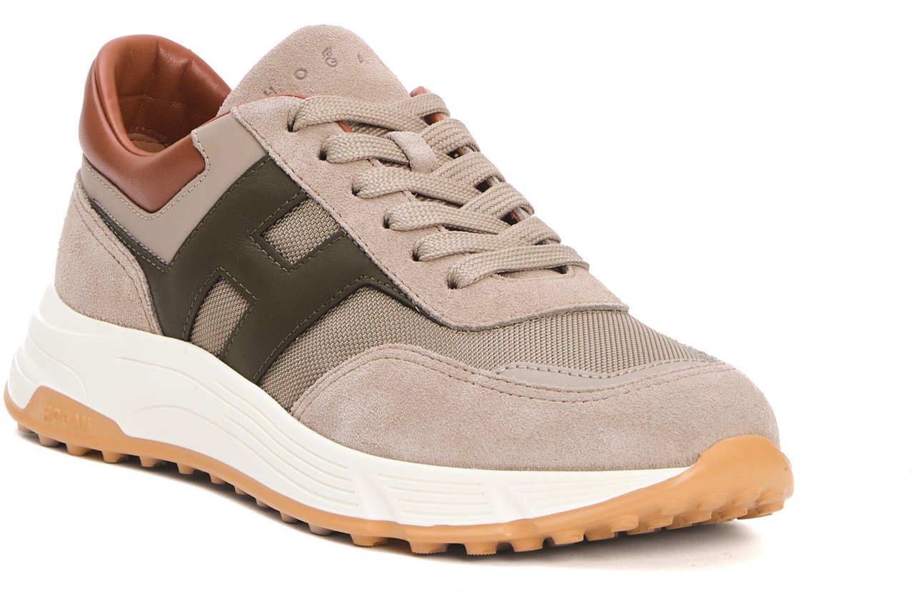 HOGAN Hyperlight Cam Fango Tessuto H Verde Beige