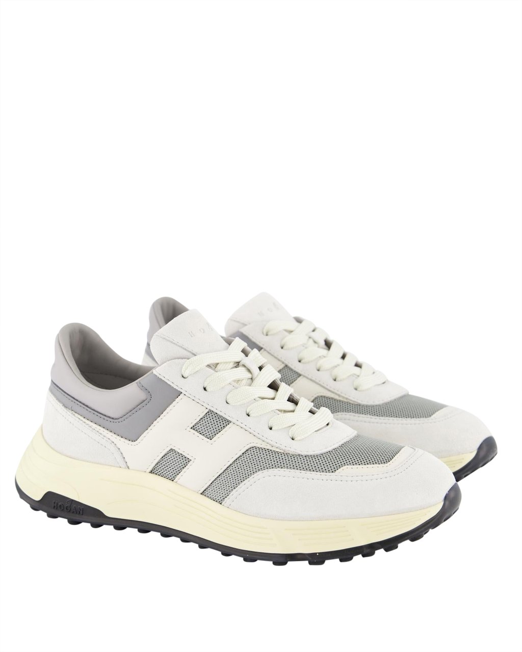 HOGAN Heren Hyperlight Sneaker Wit/Grijs Wit