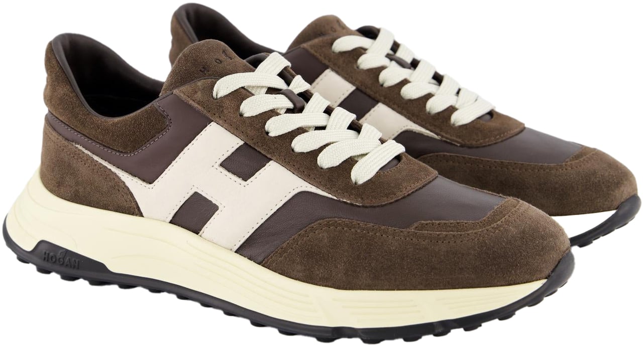 HOGAN Heren Hyperlight Sneaker Bruin Bruin