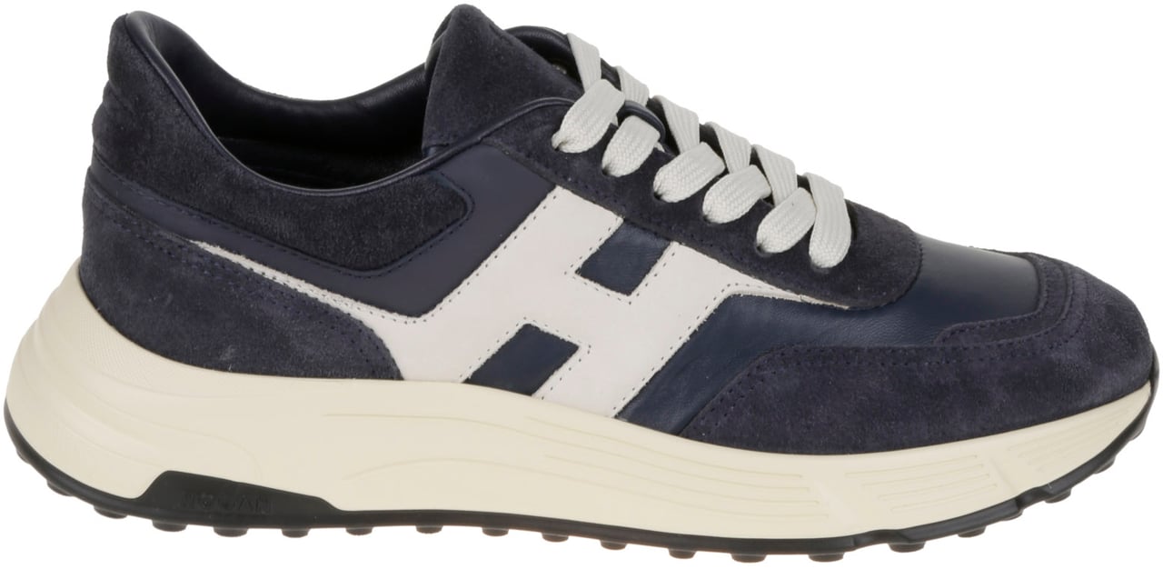 HOGAN Flat Shoes B Biancoblu Wit