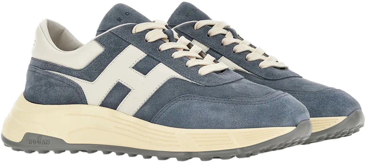 HOGAN Sneakers Blu Denim Blauw